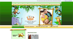 Desktop Screenshot of littlesmilesdentalnc.com